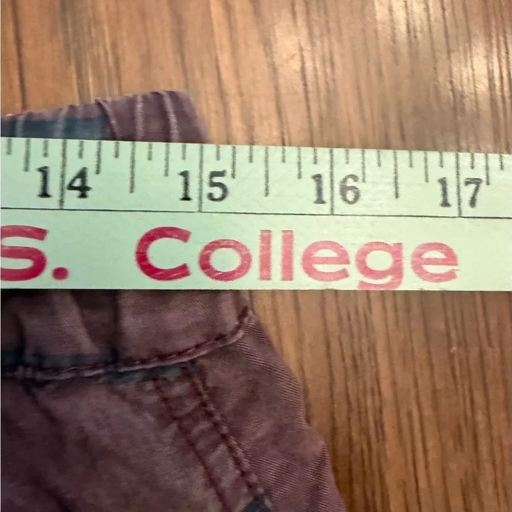 Anthropologie Joggers in Brown and Gray plaid size small - Picture 7 of 8